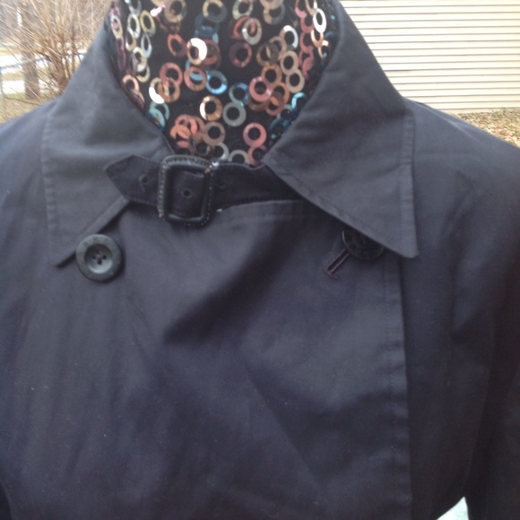 Authentic Burberry black label trench coat size 10 - Picture 3 of 6